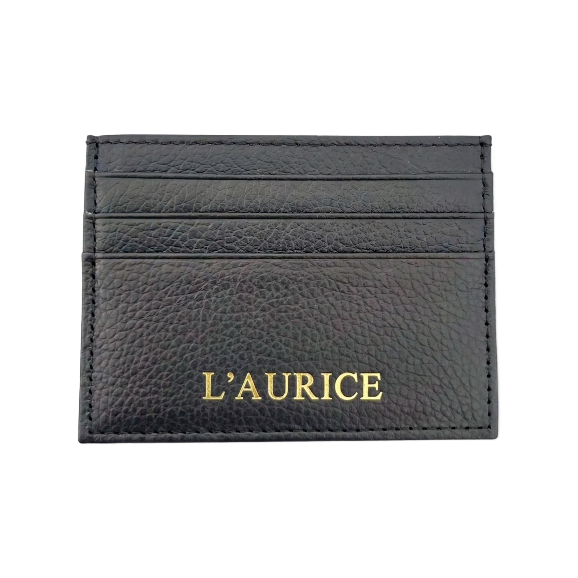 Leather Card Holder Black