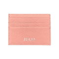 Leather Card Holder Pink