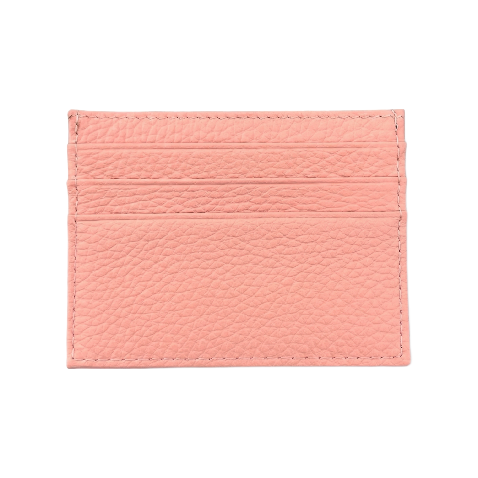 Leather Card Holder Pink