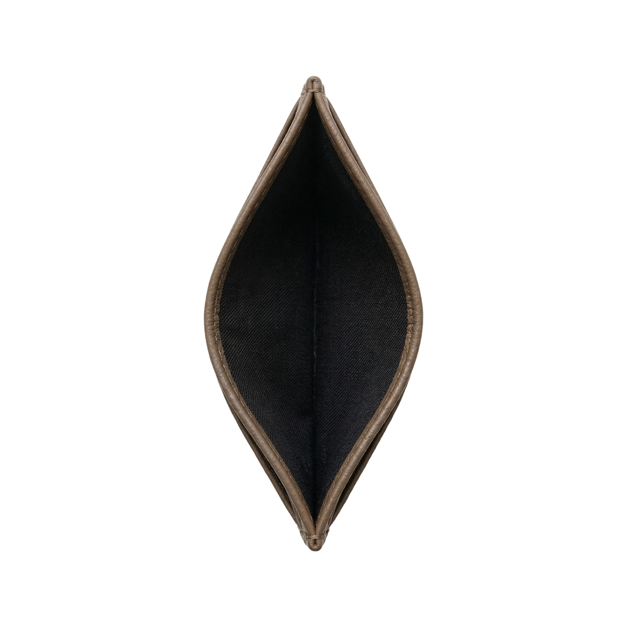 Leather Card Holder Dark Khaki