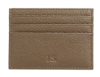 L’Aurice Signature Handcrafted Leather Card Holder Dark Khaki