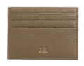L’Aurice Signature Handcrafted Leather Card Holder Dark Khaki