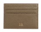 L’Aurice Signature Handcrafted Leather Card Holder Dark Khaki